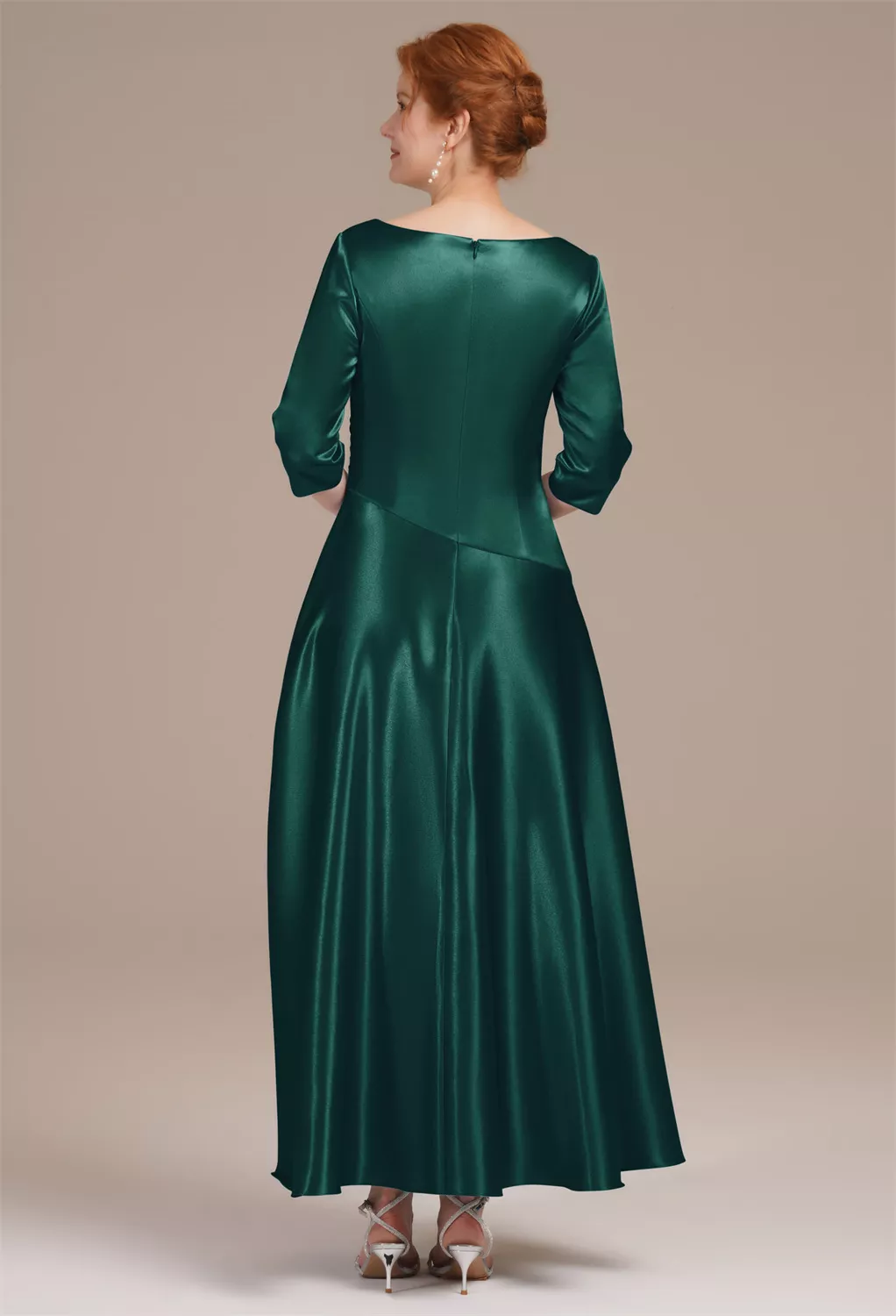 AW Psaltery Hunter Green  Mother of the Bride Dresses